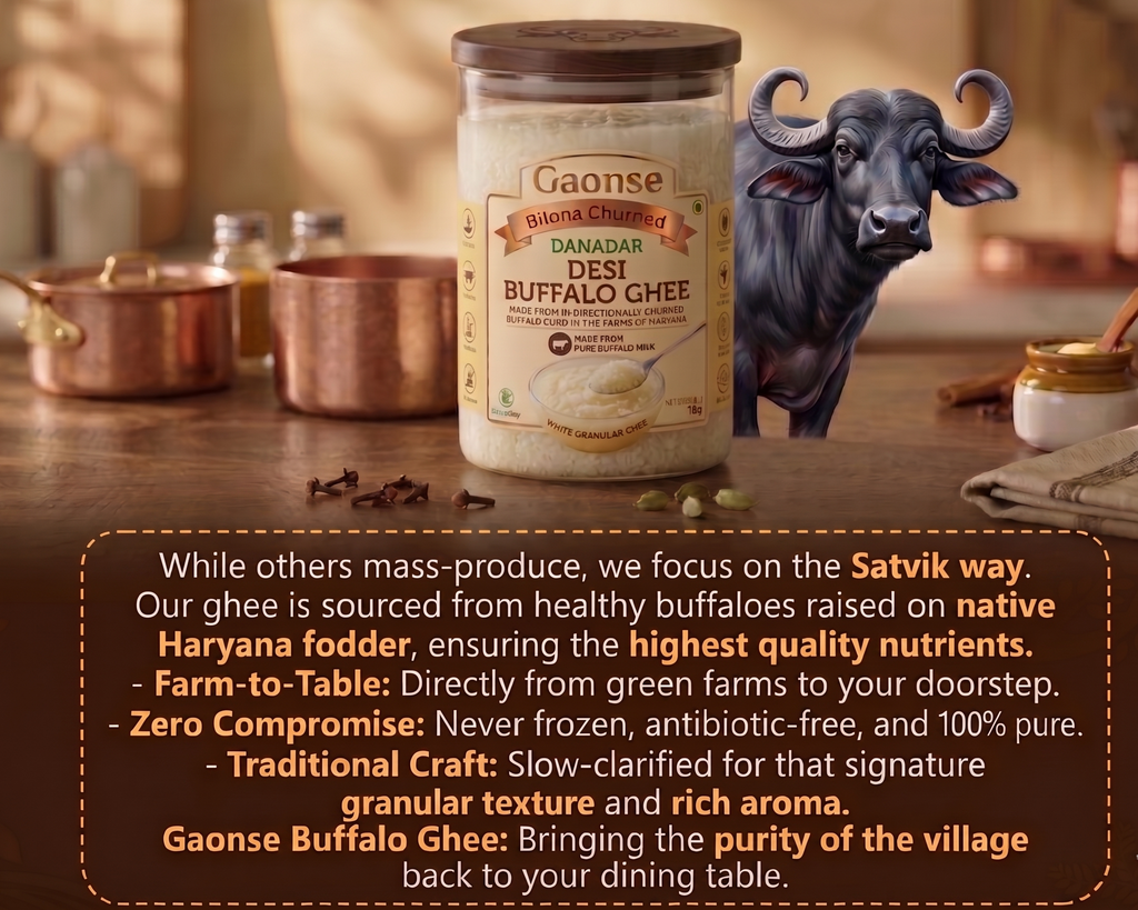 Bilona Churned - Desi Buffalo Ghee